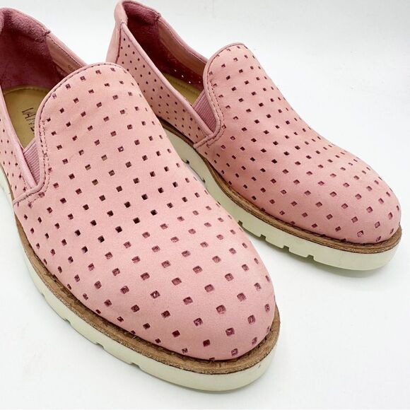 VANELi Pink Platform Sneaker Jemma Leather Slip On Perforated Loafer 6M - Picture 8 of 12
